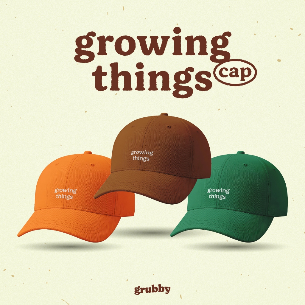 grubby growing things cap