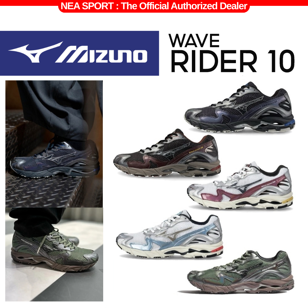 [ตามหารุ่นนี้ ต้องร้านนี้!] MIZUNO Wave Rider 10 Sneaker [U] รองเท้าผ้าใบ มิตซูโน่ แท้