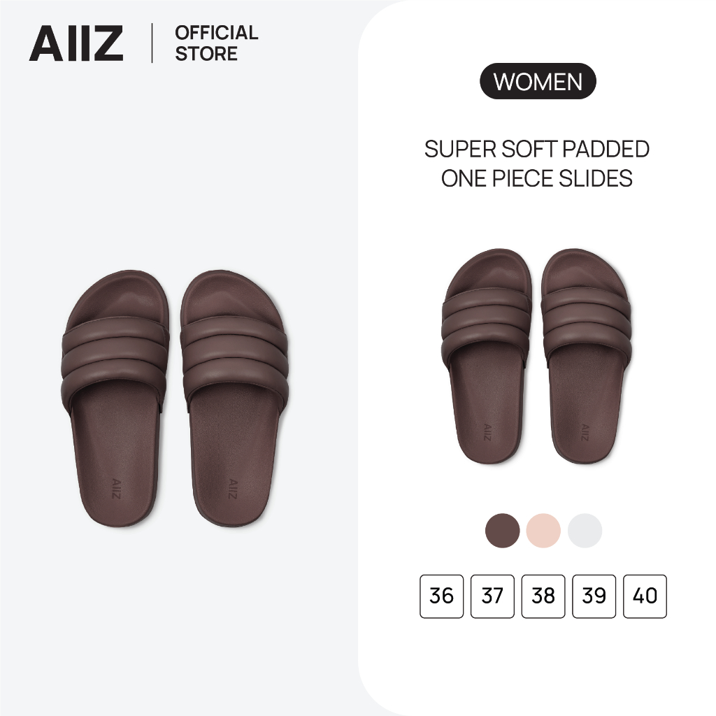 AIIZ รองเท้าแตะแบบสวม นุ่มพิเศษ