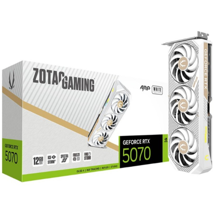 ZOTAC RTX5070 AMP WHITE 12GB GDDR7
