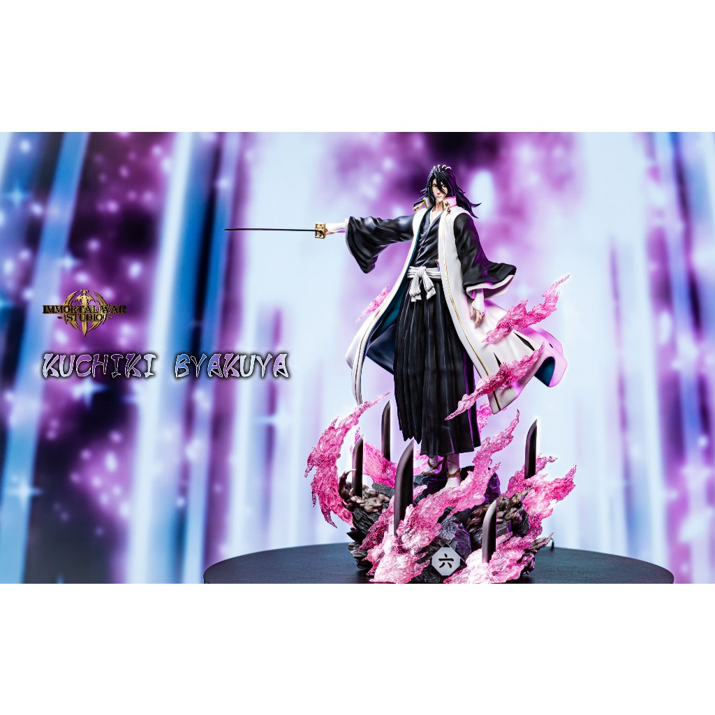 I.W Studio - Byakuya Kuchiki Bankai โมเดล เรซิ่น ของแท้ มือใหม่ พร้อมส่ง