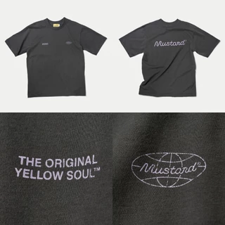 Mustard® Cracked Logo Tee | เสื้อยืดโลโก้ ผ้านุ่มพิเศษ (มีให้เลือก 5 สี)