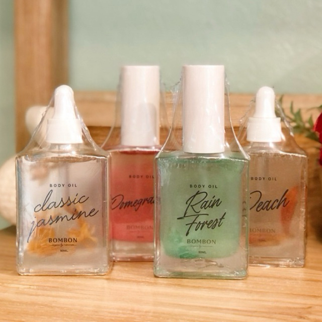 Bombonroom Body Oil กลิ่นดอกไม้🌷 และ Body Oil ผิวเงา หอมละมุน