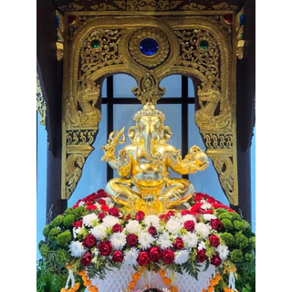 ผ้ายันต์พระพิฆเนศ มูลนิธิองค์กรทำดี รุ่นแรก A4