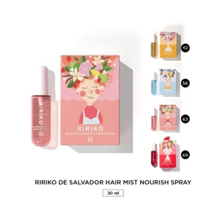 ริริโกะ แฮร์มีส สเปรย์บํารุงผมหอม RIRIKO DE SALVADOR HAIR MIST NURISH SPRAY 30 ml.