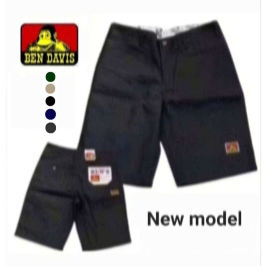 Ben Davis ขาสั้น 5 กระเป๋า ผ้าชาลีหนาใส่ทนทาน