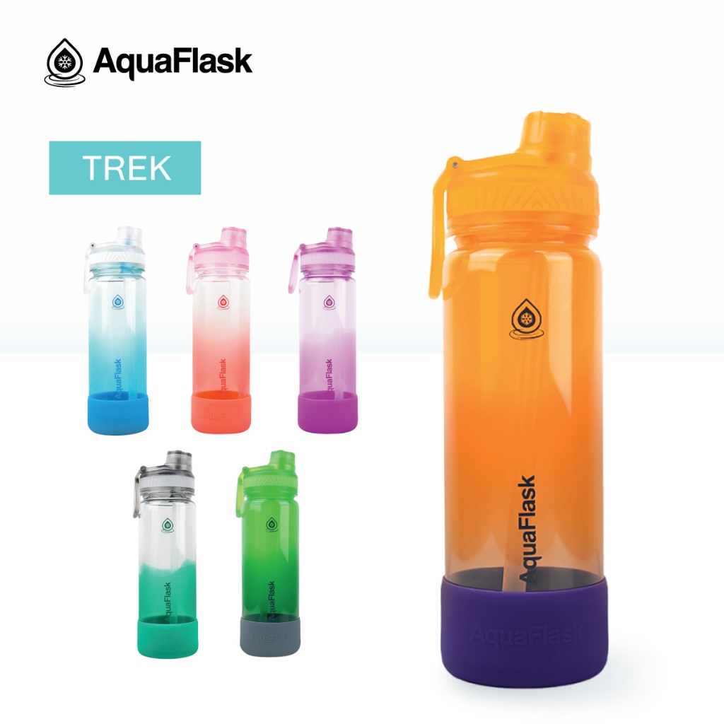 AquaFlask Trek Bottle New Color (16/24/40oz) - กระบอกน้ำพลาสติกพร้อมหลอด สีใหม่