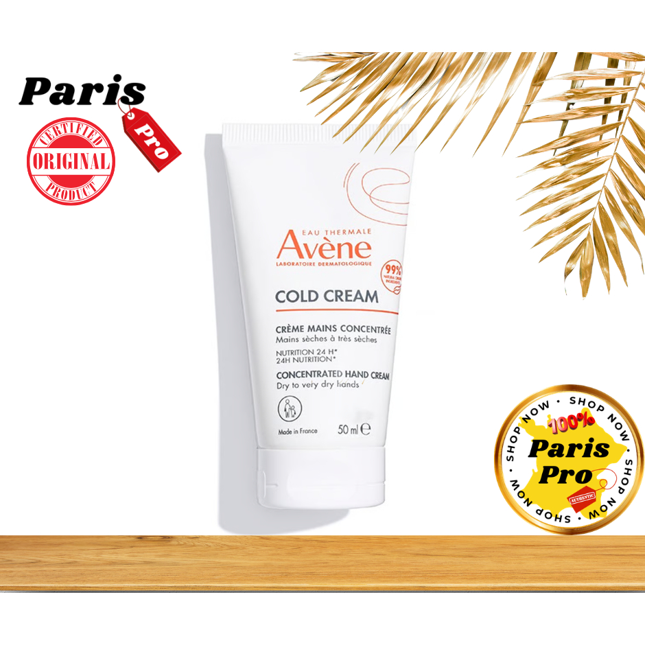 ครีมทามือสูตรเข้มข้น อาเวน Avene Cold Cream Concentrated Hand Cream For Dry-Damaged hand 50 ml จากฝรั่งเศส
