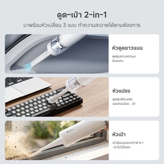 Simplus เครื่องดูดฝุ่นมือถือ 3-in-1 ดูดเป่า ไร้สาย ใช้ได้บ้าน/ในรถ รุ่น XCQH018 FZ