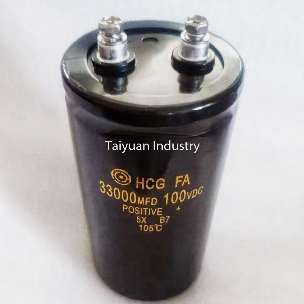 ตัวเก็บประจุ Hitachi 100V 33000UF คุณภาพดี ขาสกรู รับประกันของแท้ พร้อมส่ง
