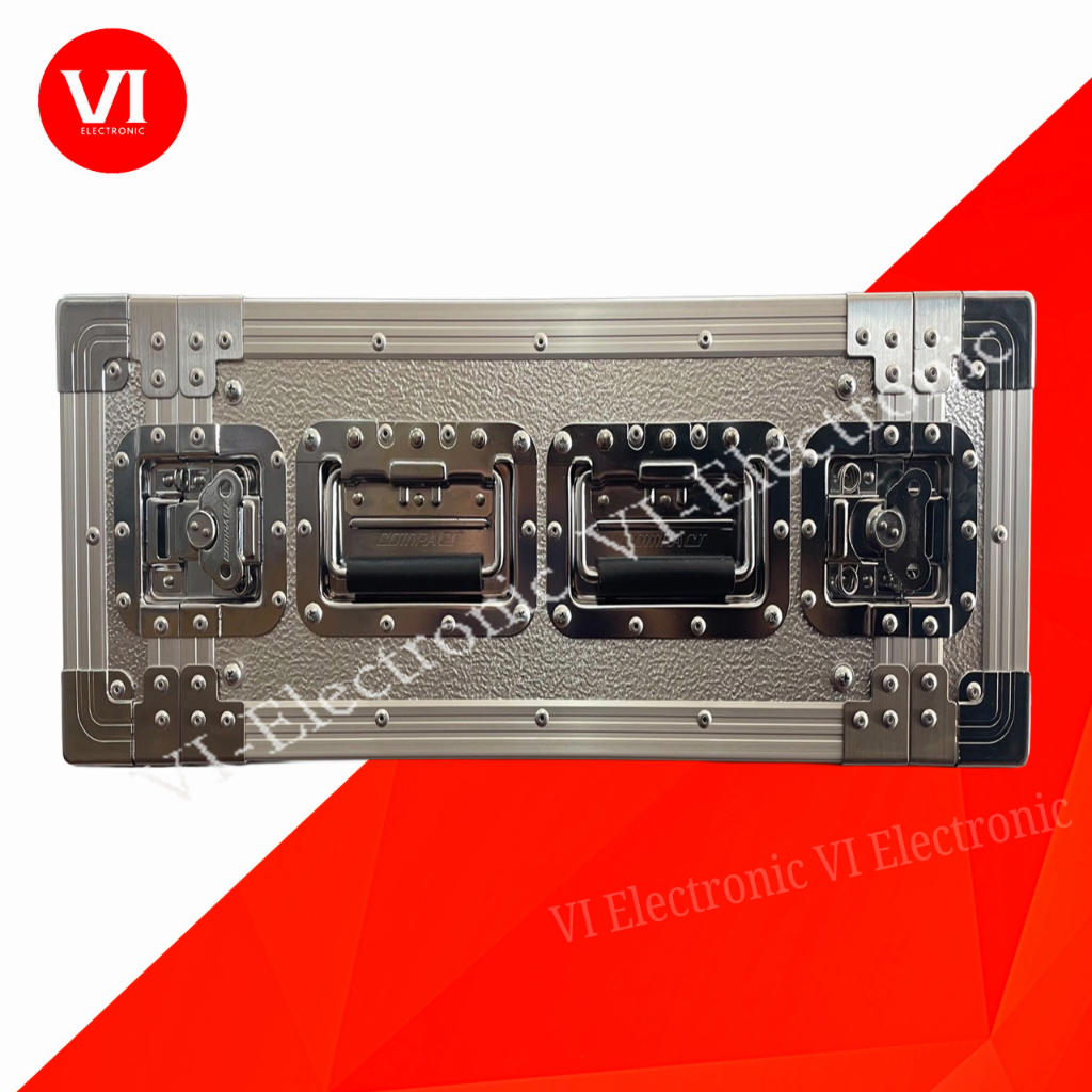 RACK COMPACT M-4U ลึก 19นิ้ว สีเงิน