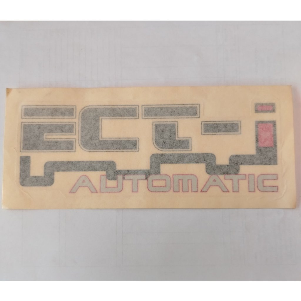 #งานใหม่  สติ๊กเกอร์กระบะ VIGO ปี 05  รถยนต์  “ECT I AUTOMATIC” (75385-YZB13-4)  แท้งานศูนย์100% TOY
