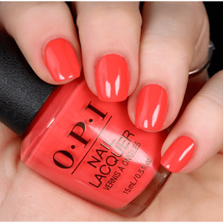 พร้อมส่ง OPI - Tempura-ture is rising สีส้ม จี๊ดๆ ตอนรับซัมเ…