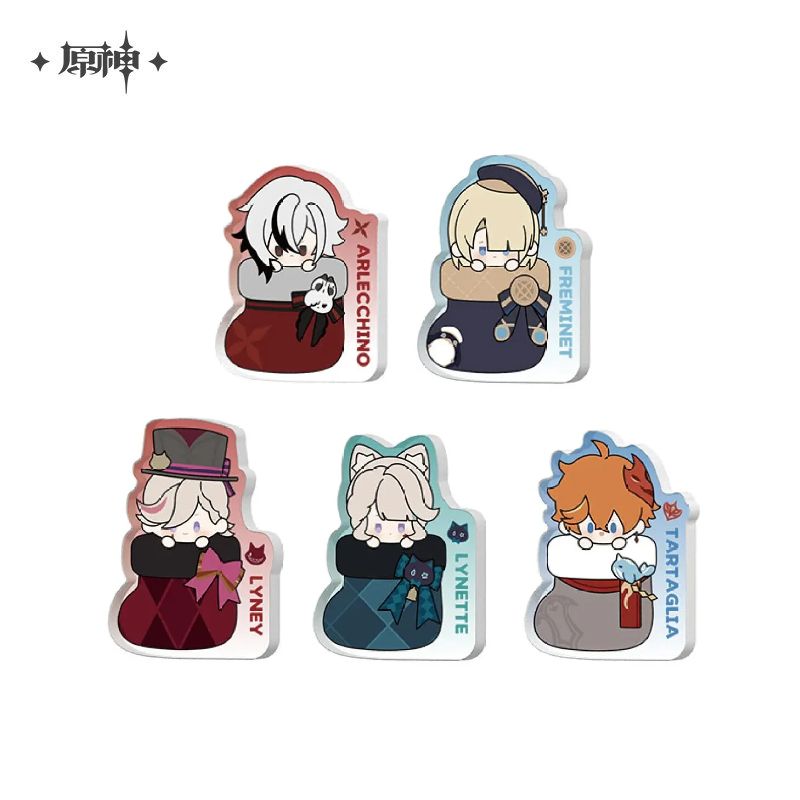 [ พร้อมส่ง / Official ] Genshin Impact Fatui House of Hearth - Acrylic Ornament เกนชิน อะคริลิค ตกแต่ง Lyney Arlecchino