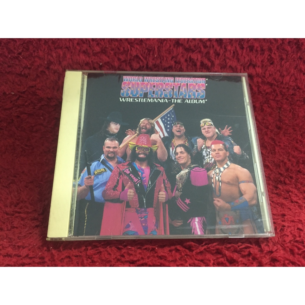 CD WWF Superstars Wrestlemania สภาพตามปก CA62-123