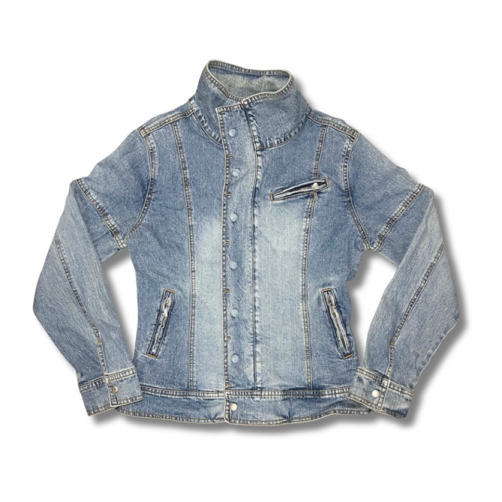 🧵✨ Y2K - Denim Biker Jacket