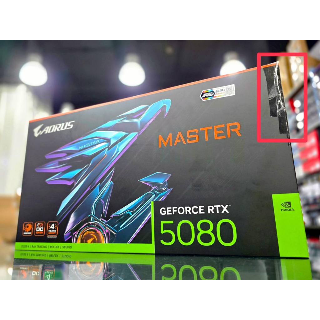 [สินค้าพร้อมจัดส่งในไทย] GIGABYTE AORUS RTX5080 MASTER 16GB GDDR7