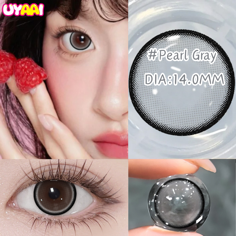 【ขายดี 🔥】คอนแทคเลนส์ UYAAI สีดำ ขนาดใหญ่ แบบใช้แล้วทิ้งรายเดือน ขนาด 14.5 มม.