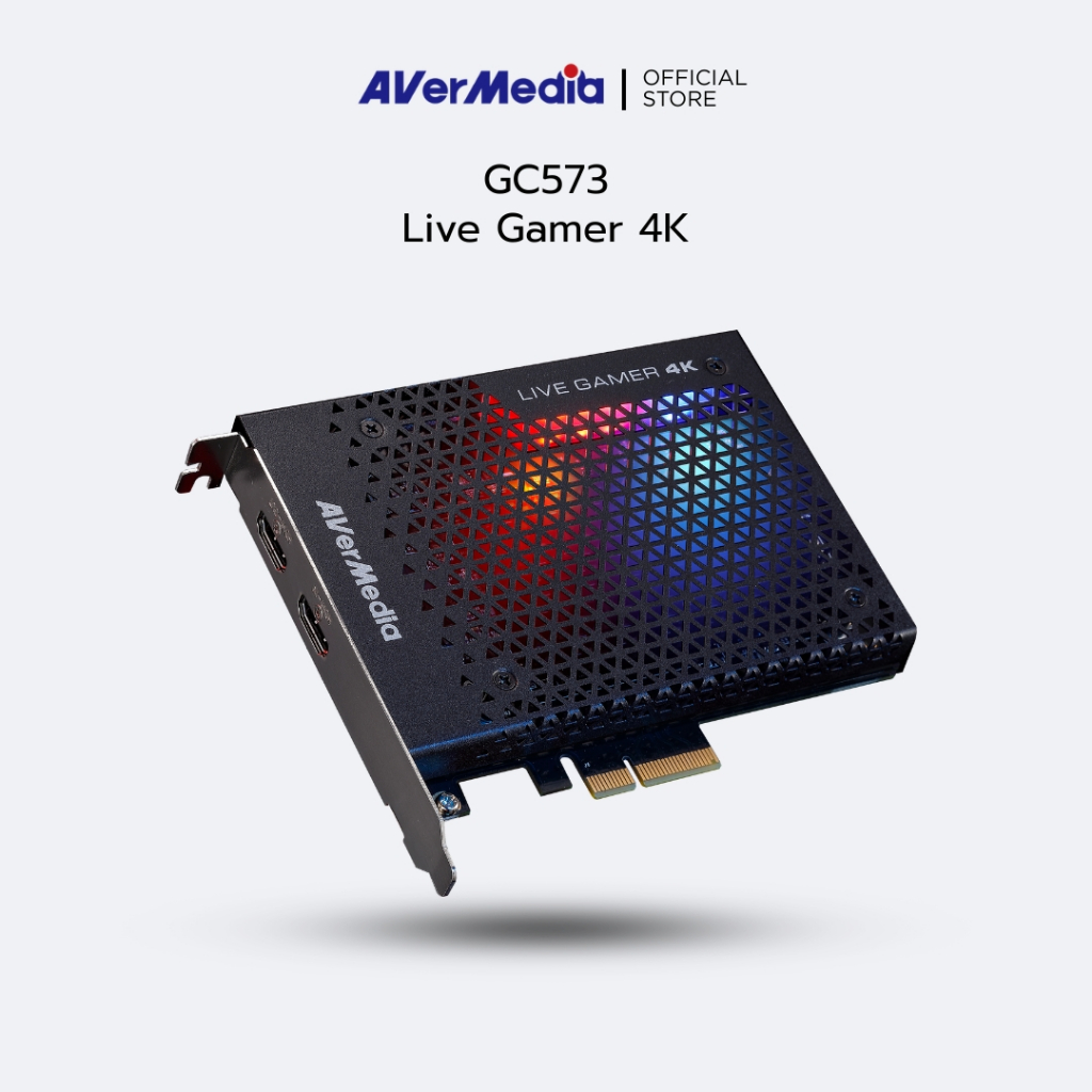 Avermedia Video Capture Card รุ่น Live Gamer 4K GC573 REC 4KP60 Passthrough 4K60 รับประกัน 3ปี