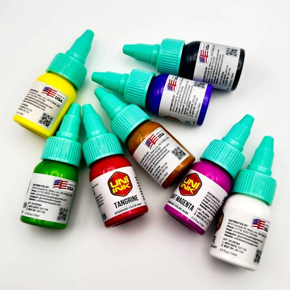 UNI INK สีสักแทททู Tattoo Ink 30 ml คุณภาพดี รูปที่ 3