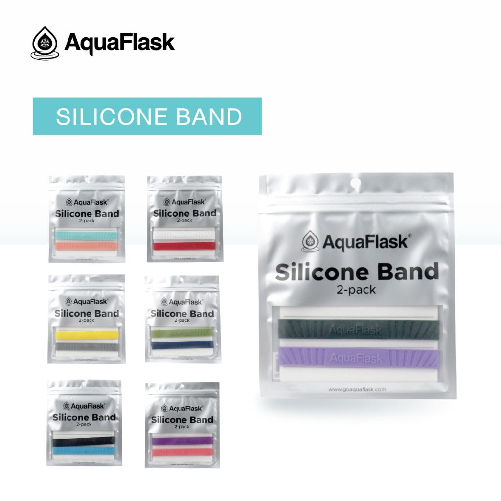 AquaFlask Silicone Band ซิลิโคนยางตกแต่งฝา ราคา ถูกที่สุด ดีลบีเคเค