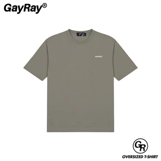 เสื้อโอเวอร์ไซส์ Cotton 100%{🫟New colour} GayRay เสื้อยืดโอเวอร์ไซส์ Oversize เสื้อยืดผู้ชาย ผู้หญิง สตรีทแฟชั่น