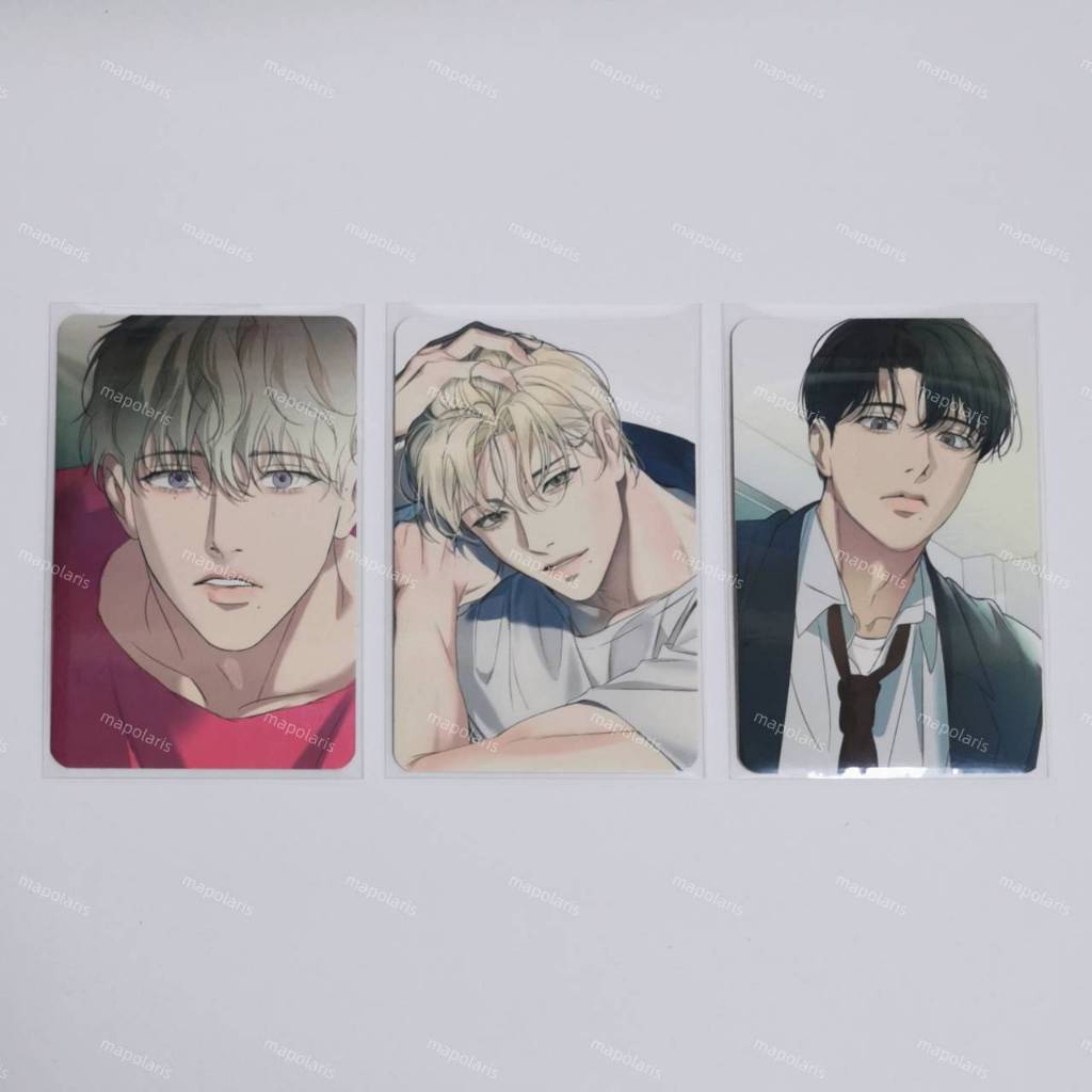 (พร้อมส่ง)​ ของแท้ การ์ด Backlight Photocards ซออิน 3 ใบ manhwa มันฮวา ซออิน ยองอุน Seoin Youngwoon