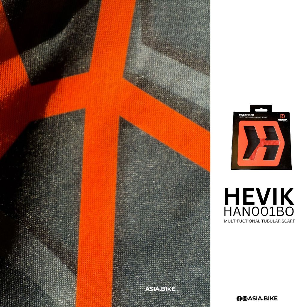 HEVIK by GIVI Multineck Black Orange (HAN001BO) ผ้าบัฟอเนกประสงค์