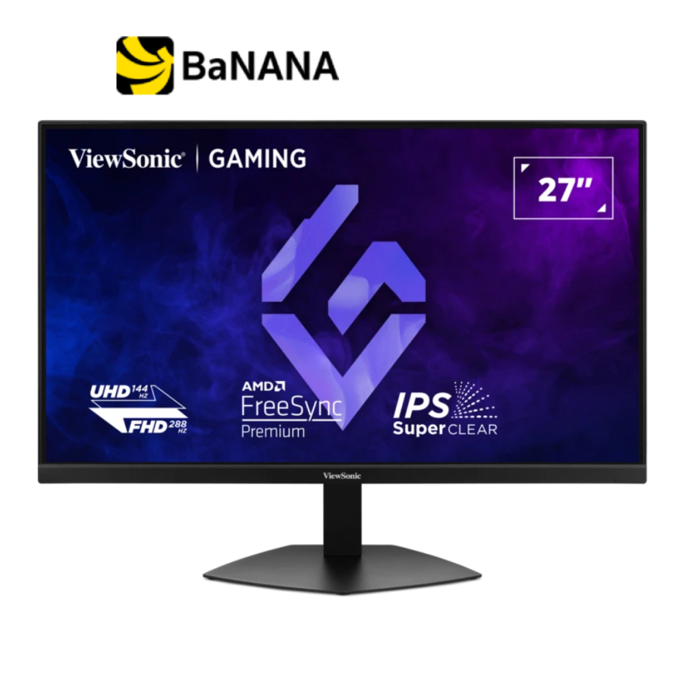 จอมอนิเตอร์ VIEWSONIC XG2730D-4K Gaming Monitor (IPS 4K 144Hz FHD 288Hz Dual Mode) by Banana IT