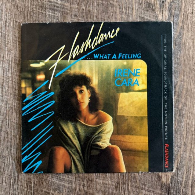 แผ่นเสียง Irene Cara- Flashdance..What a feeling vinyl lp 7”(VG+)