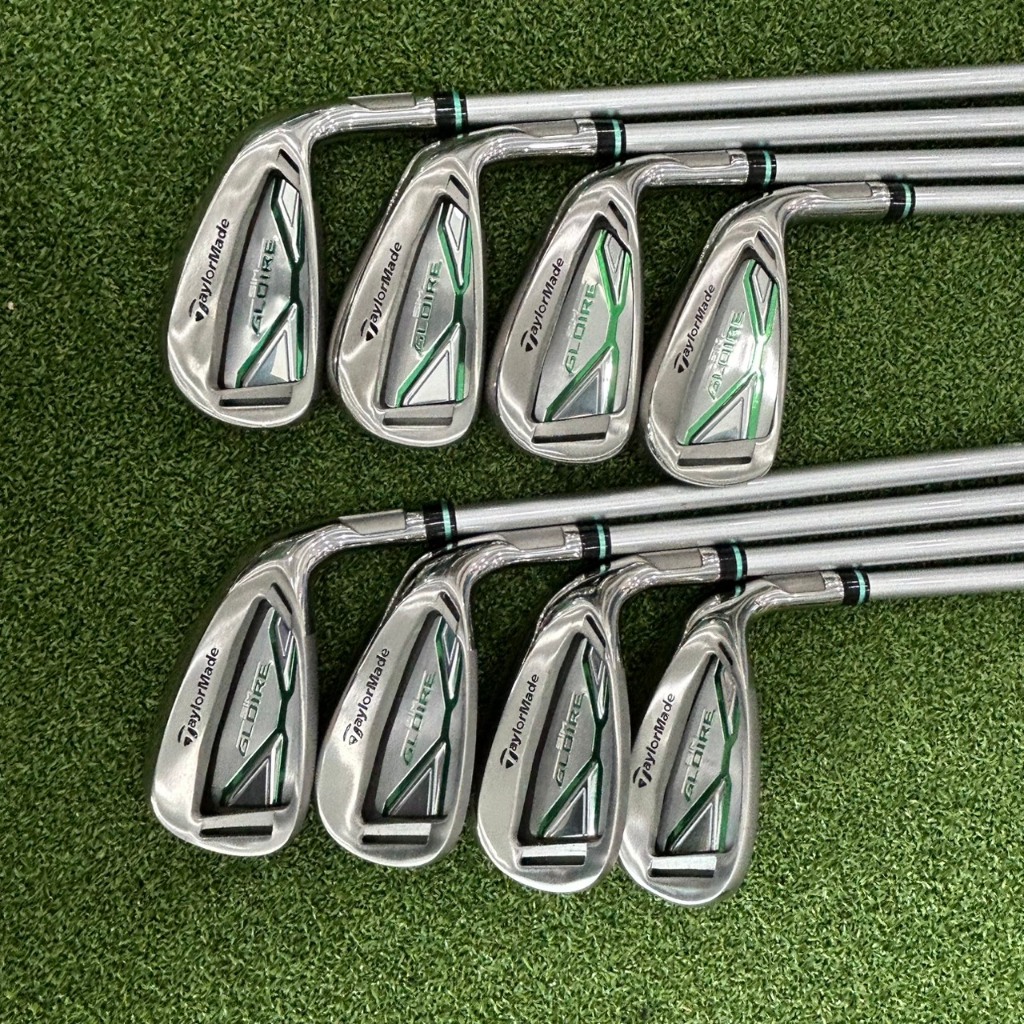 🔥ชุดไม้กอล์ฟสำหรับผู้หญิง GLOIRE เหล็ก 8 ชิ้น (5 6 7 8 9 PW AW SW) ก้านการไฟท์ FLEX L รหัสสินค้า IS-