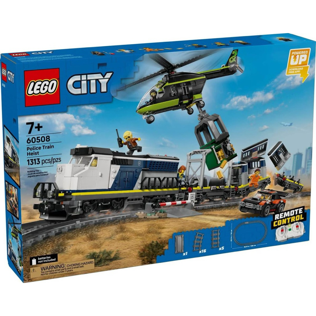 Lego City 60508 Police Train Heist