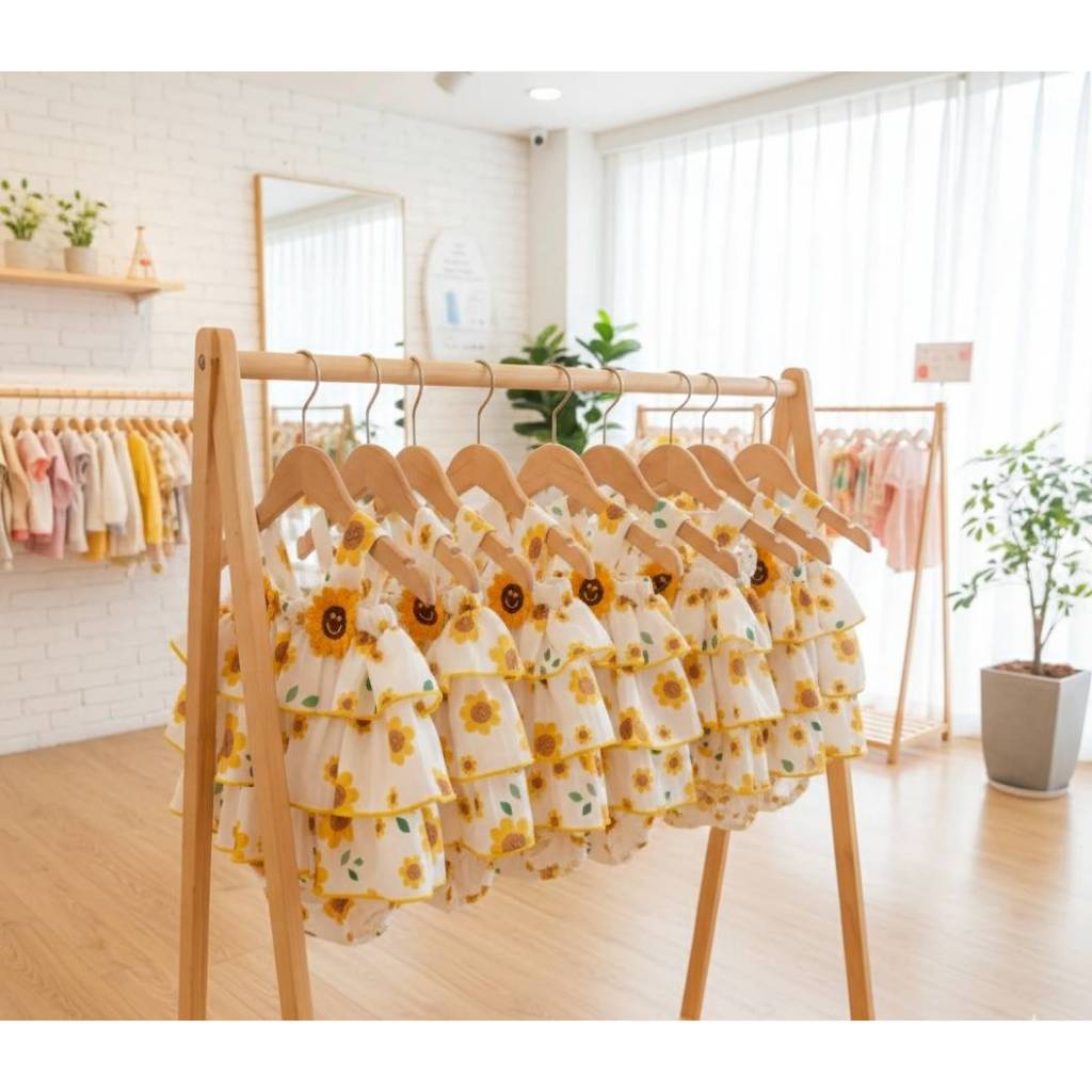 ชุดบอดี้สูทกระโปรง3ชั้น+หมวก ใส่หน้าร้อนน่ารัก(เด็กแรกเกิด-1ขวบ) ราคา ถูกที่สุด ดีลบีเคเค แกลเลอรีภาพที่ 7