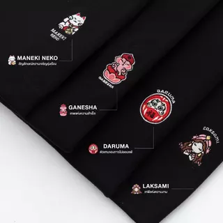 Yuedpao Oversize Munimal 2026 (Maneki Neko) เสื้อยืดโอเวอร์ไซส์ สายมู ผ้าหนาทรงสวย ยับยากรีดง่าย แมวกวัก