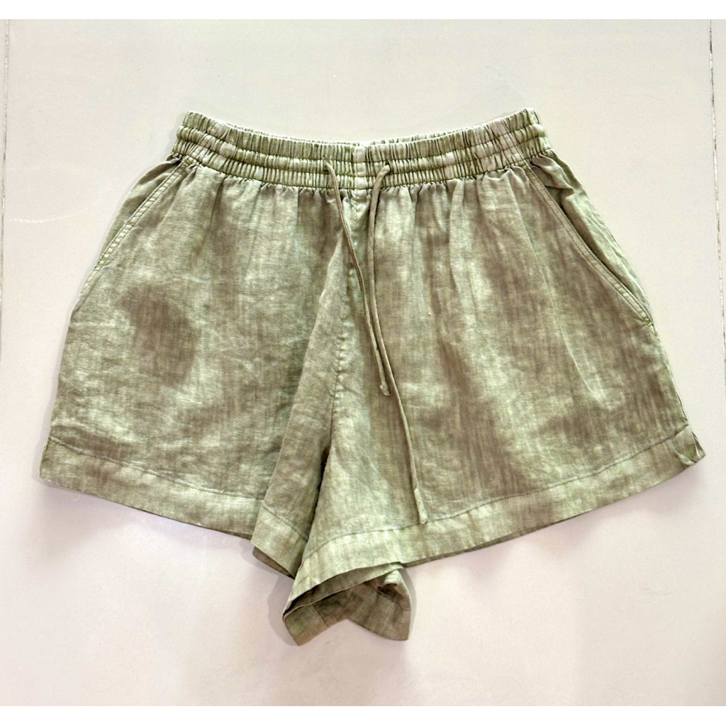 Oysho 100% Linen Shorts