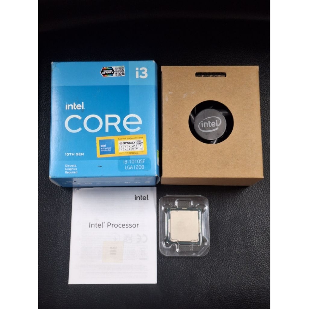 CPUมือ✌️ INTEL CORE I3-10105F,10100F 3.7 GHz 4C/8T(SOCKET LGA 1200) สภาพดี