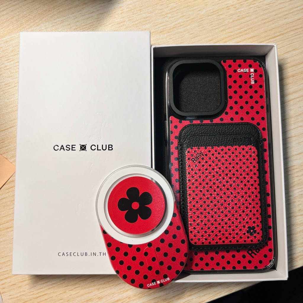 [ขายต่อยกเซ็ต ของแท้💯] CaseClub x Rally movement ลาย Rally Ladybug ❤️‍🔥