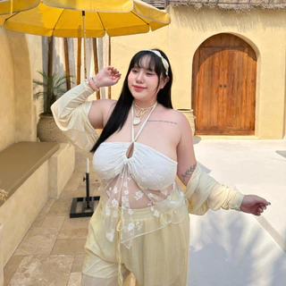 เสื้อคลุมแขนค้างคาว🦇 (ผ้าไหมพรม) เสื้อคลุมสาวอวบอ้วน | Geebeety