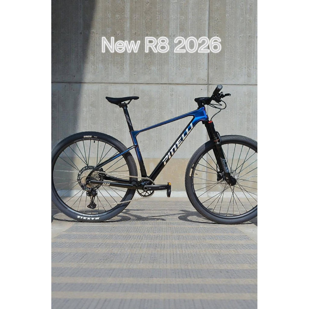 Pinelli R8 2026  model เสือภูเขาเฟรมคาบอน