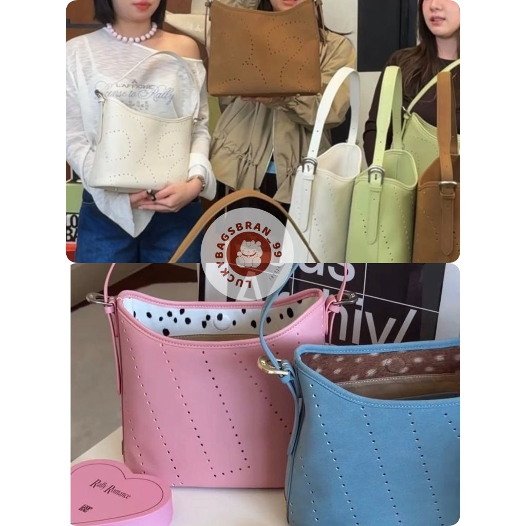 พร้อมส่ง New VALENTINES 🩵🩷คอลใหม่ Rally Loop Bag แถมพวงกุญแจ    [ใช้โค้ดลด 25-30% ]