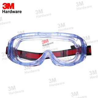 3M 1623 แว่นตา🥽ของแท้ Anti Fog Safety Goggles แว่นนิรภัย แว่นครอบตากันสารเคมี