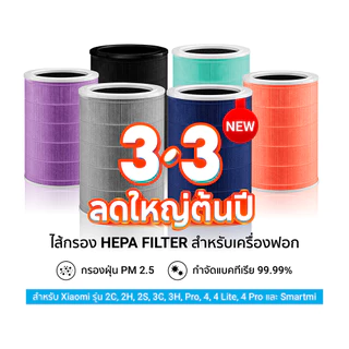 (ส่งด่วน 4 ชม.) iSUPER ไส้กรองสำหรับ Xiaomi Air Purifier ไส้กรองอากาศ xiaomi 4 Lite,4 compact,4,4 Pro,2S,2C,2H,Pro,3C,3H