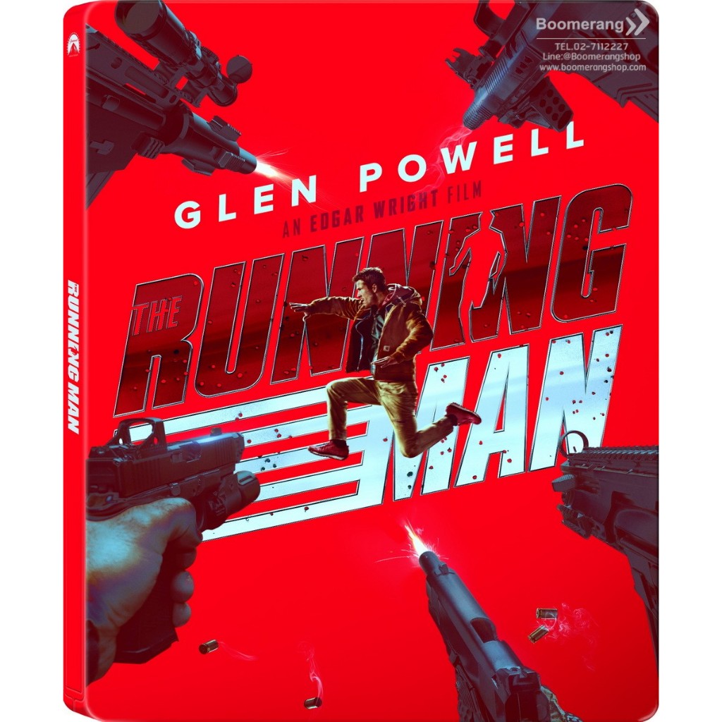 Running Man, The (2025) /เดอะ รันนิ่งแมน (4K+Blu-ray Steelbook) (4K/BD ไม่มีเสียงไทย-มีซับไทย) (Boom