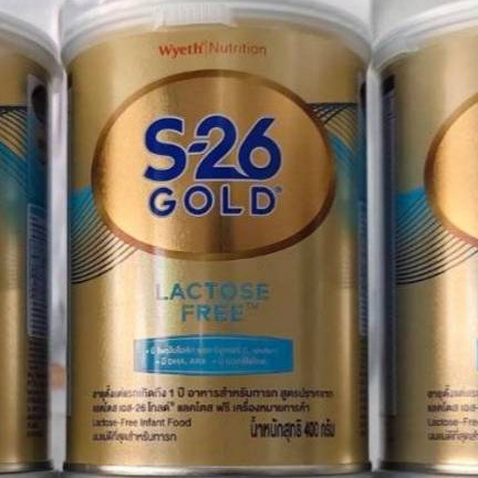 [นมผง S-26] นมผง S-26 Gold Lactose Free ขนาด 400กรัมต่อกระป๋อง