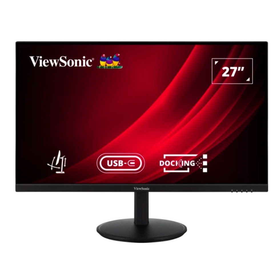 ViewSonic VG2709U-2K 27” QHD 100Hz USB-C Docking Monitor with Dual Speakers and Daisy Chain