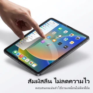 ฟิล์มกระจก IPAD การแตกกลางรอย กันน้ำ ใช้งานง่ายมาก For IPAD Air7/6/5/4 Gen11 A16 Gen7/8/9/10 IPAD Pro(11") M5 M4 M3 M2