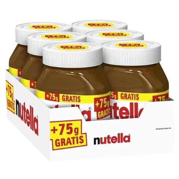 ล็อตใหม่! Nutella Spread 825g. แยมนูเทลล่า ขวดแก้ว 825 กรัม BBE: 17/11/2026  ถูกที่สุด รูปที่ 2