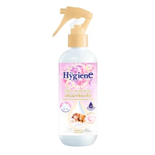 (ยกลัง 12 ขวด) HYGIENE ไฮยีน สเปรย์ปรับผ้าเรียบ ผ้าหอม ขนาด 220 มล. แบบหัวฉีด ทั้ง 6 กลิ่น