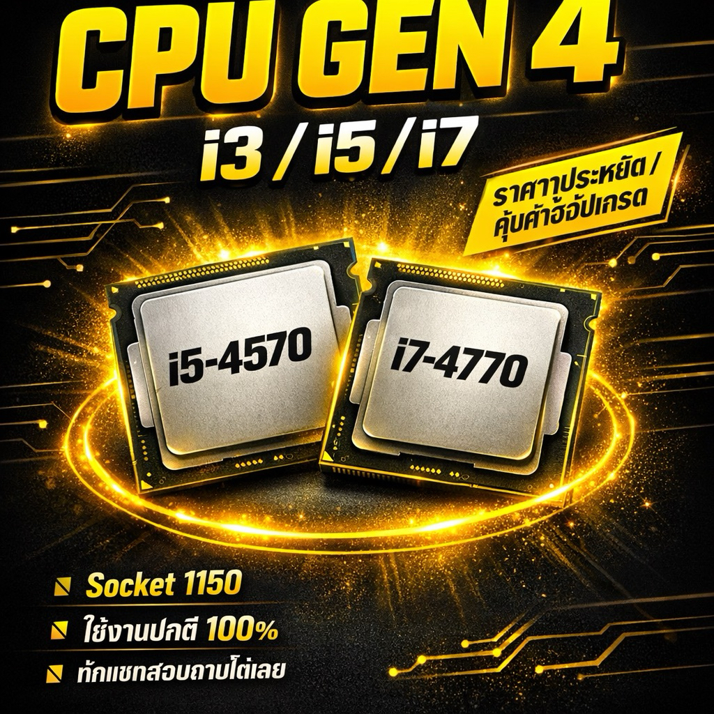 Cpu i5 i7 gen4 มือสอง