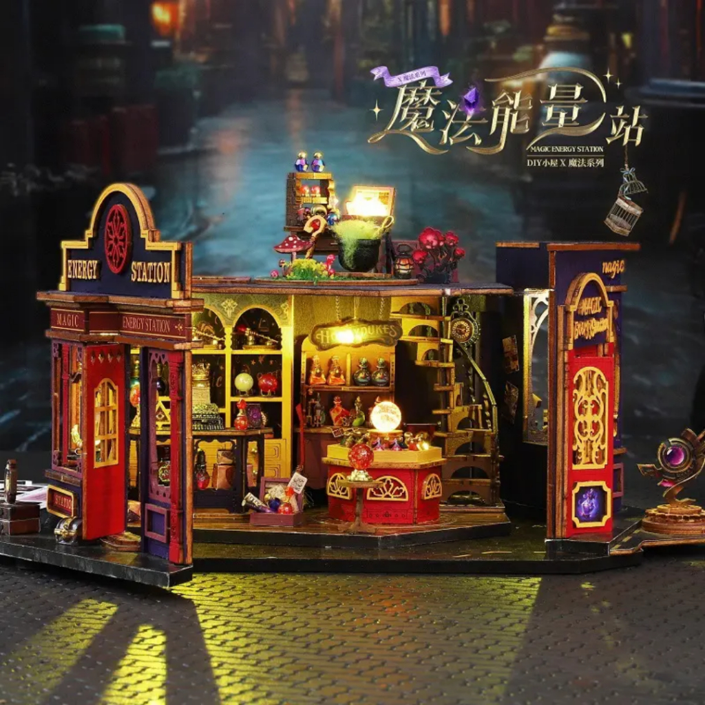 พร้อมส่ง โมเดลET002Magic Energy Station สถานีพลังงานอาถรรพ์ การสํารวจที่ไม่รู้จักและมหัศจรรย์ ของสะส